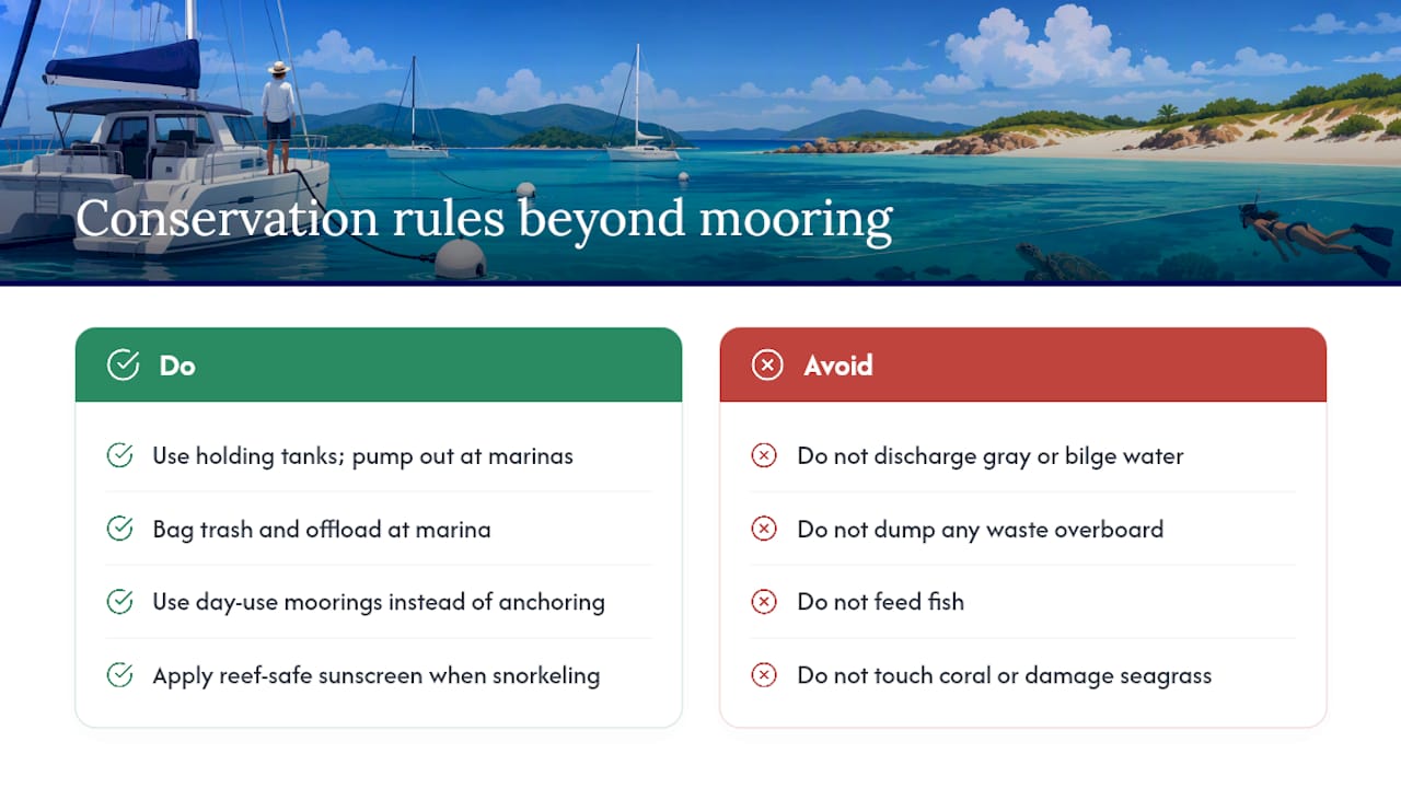BVI marine conservation practices diagram