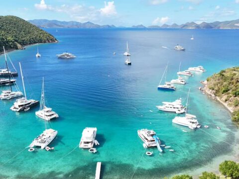 Luxury crewed yacht charter in the British Virgin Islands
