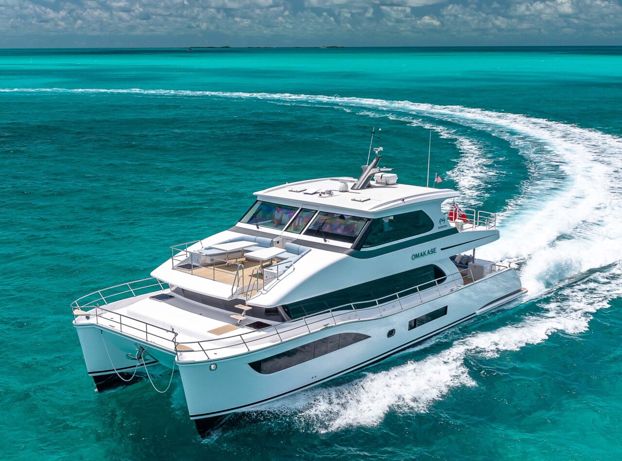 Luxury power catamaran charter in the British Virgin Islands