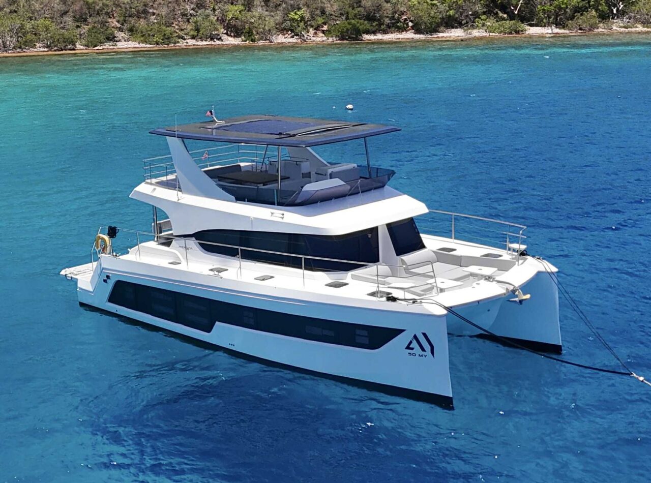 Unwinding 12 Guest BVI Power Catamaran